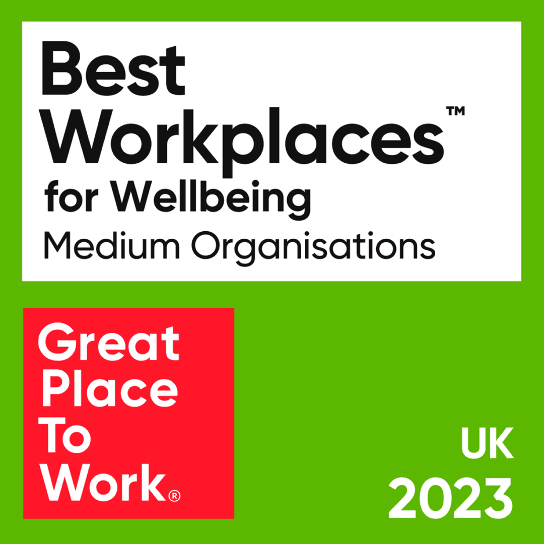 Index.dev is officially one of the UK’s Best Workplaces™ for Wellbeing