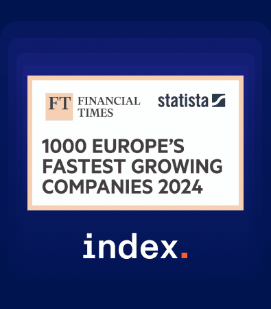 Financial Times Names Index.dev among Europe's 1000 Fastest-Growing Companies